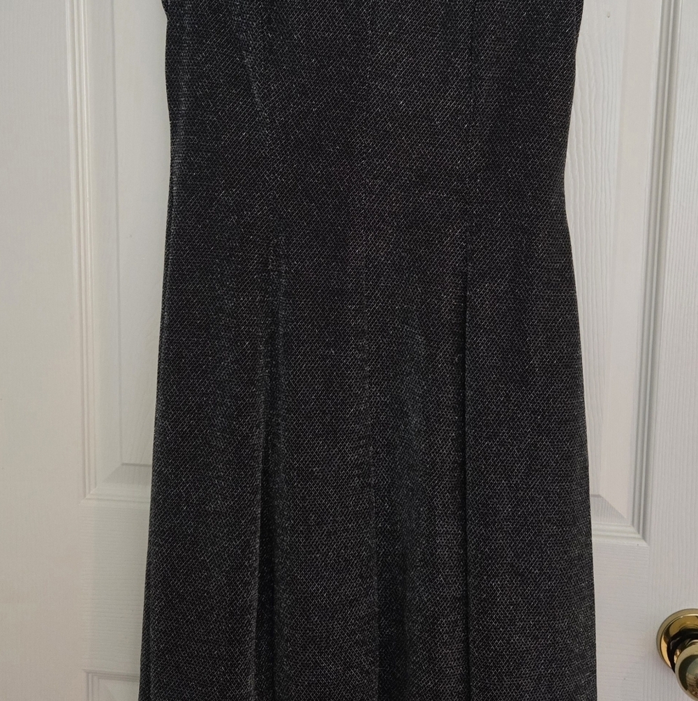 White House Black Market Shimmery V-Neck Dress - Picture 2 of 6